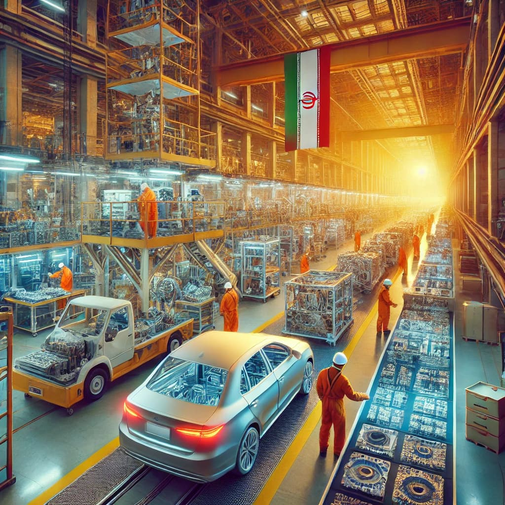 خط تولید قطعات خودرو آیدین موتور